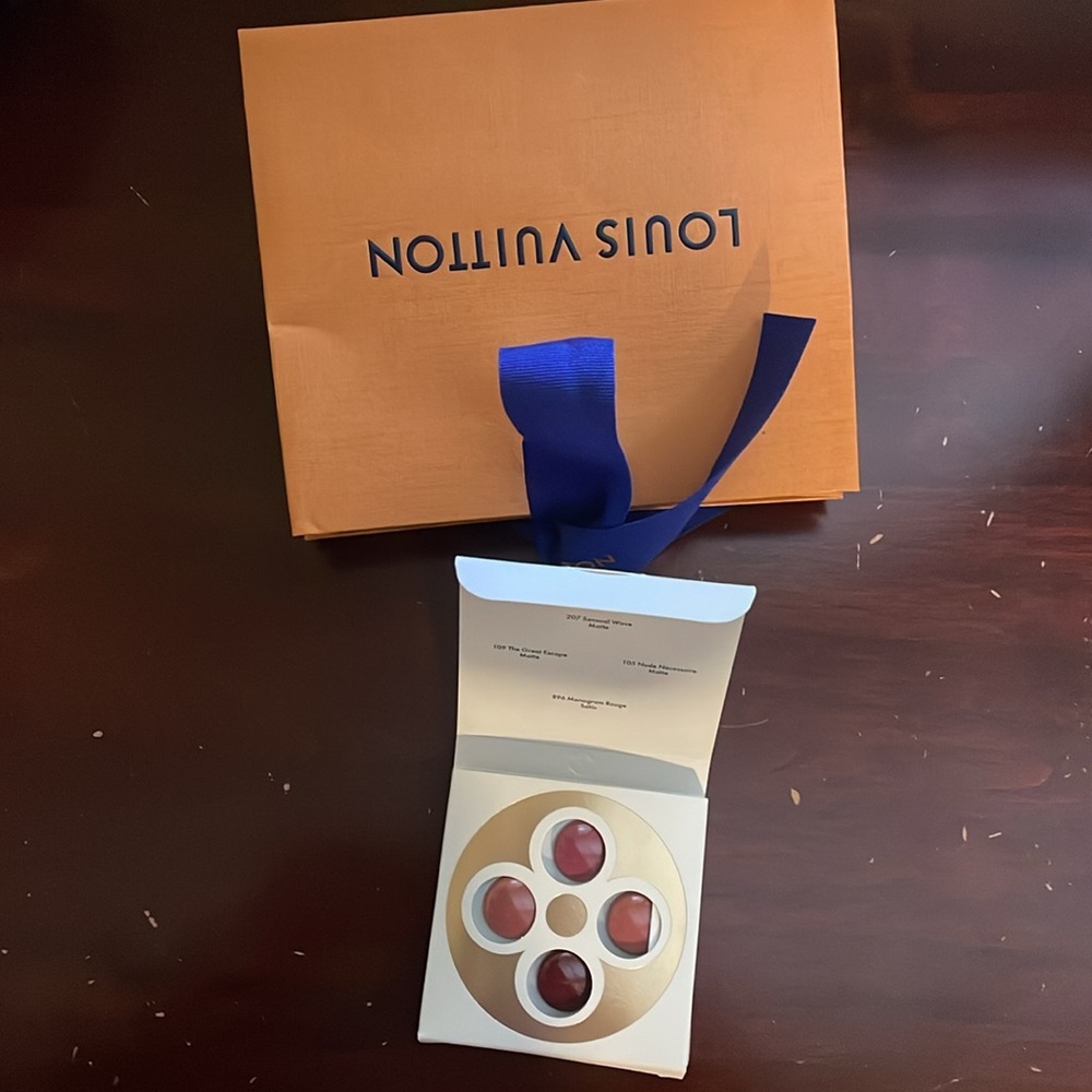 Louis Vuitton Beaute LV Rouge lipstick samples